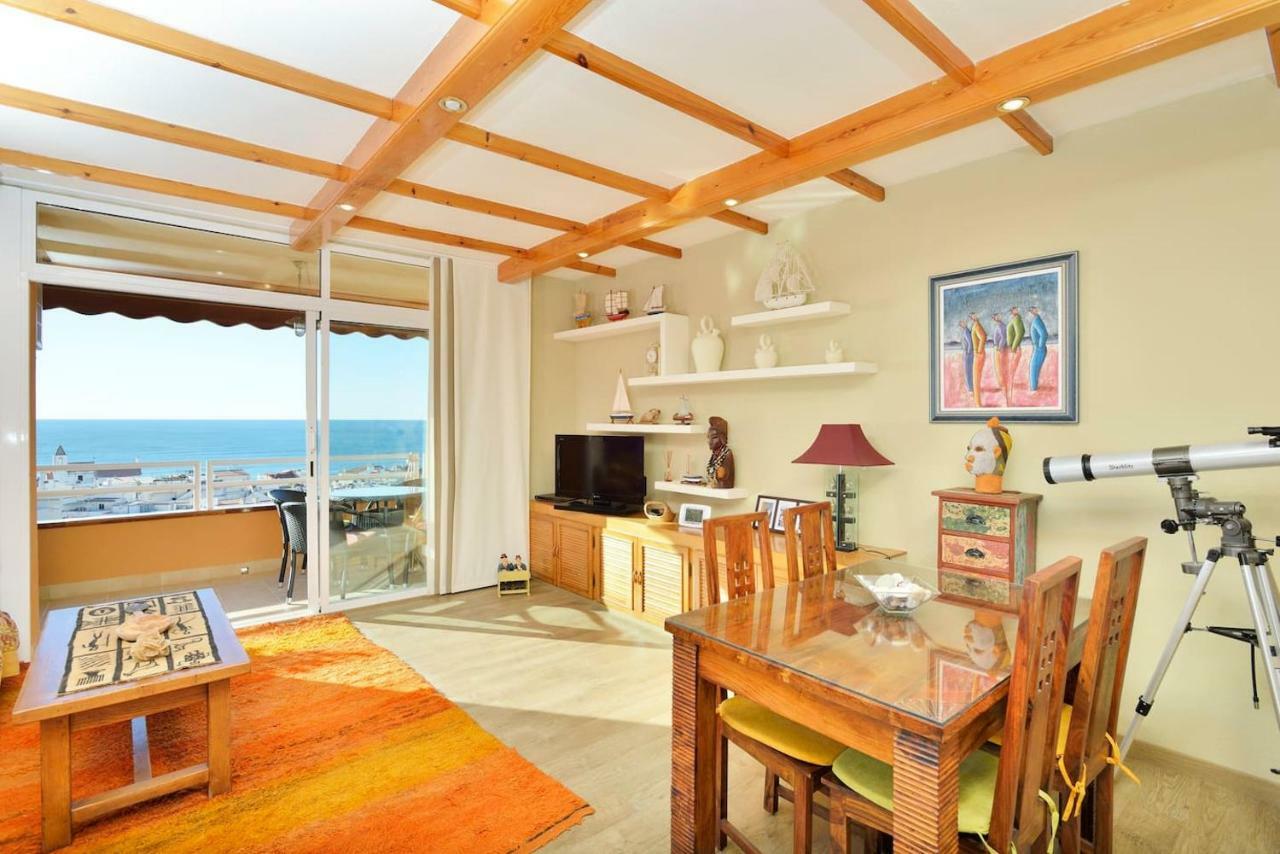 Apartamento Marinero, Vistas Impresionantes. Sitges Bagian luar foto