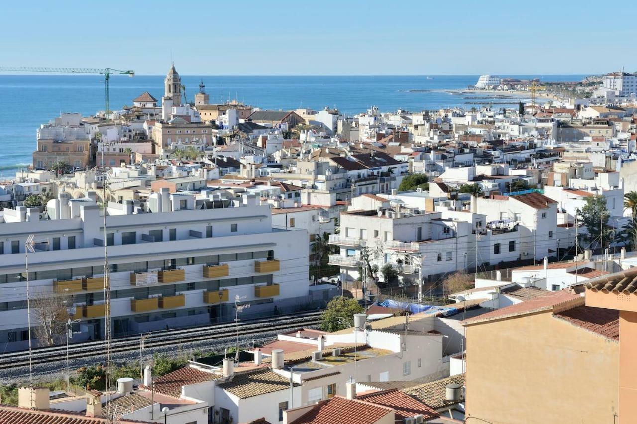 Apartamento Marinero, Vistas Impresionantes. Sitges Bagian luar foto